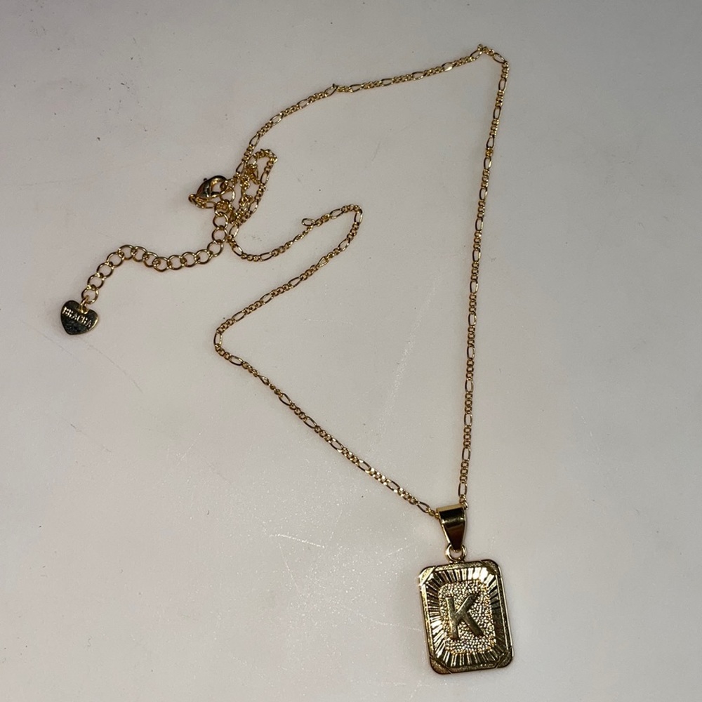 “K” necklace